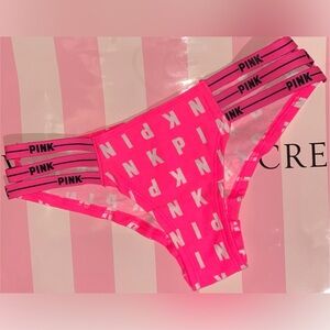 PINK Victoria’s Secret Cotton Strappy Cheekster PINK Cheeky panties pink Panties